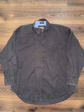 Vintage Ralph Lauren Chaps 100% Cotton Long Sleeve Button Down Shirt